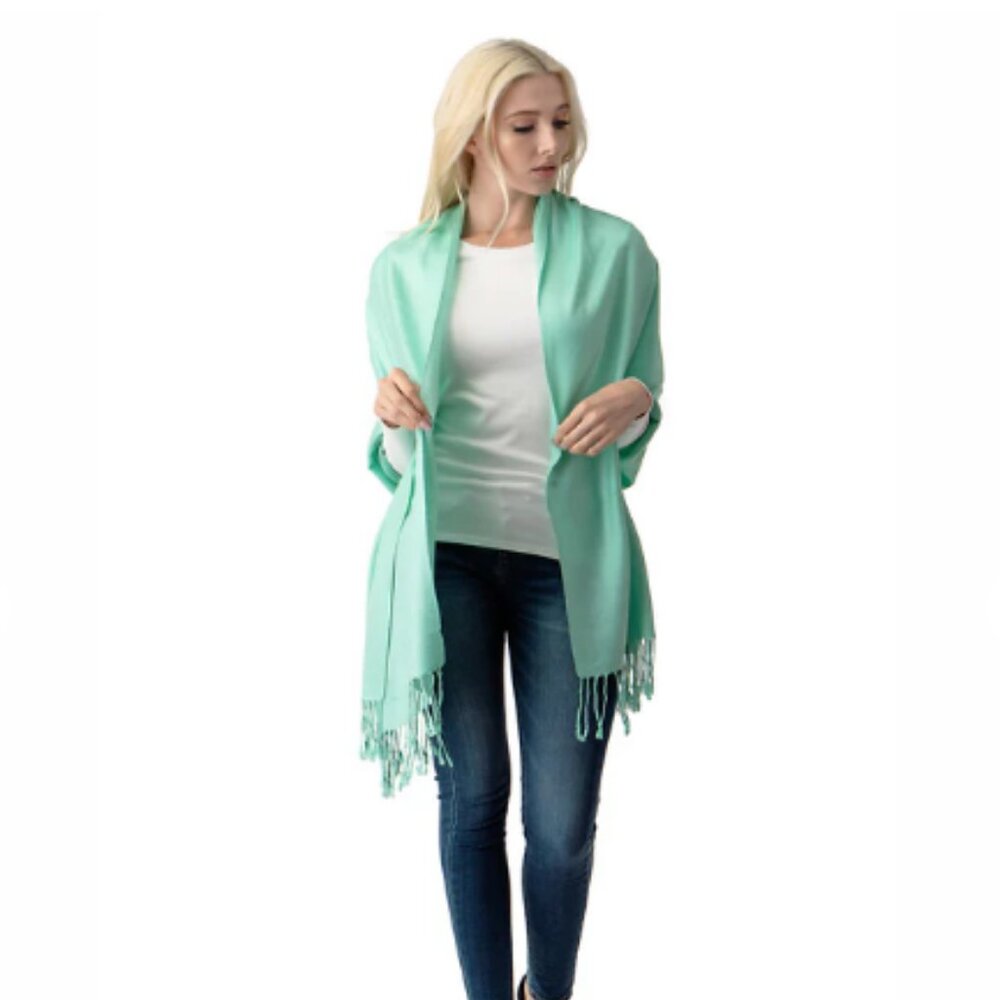 Pashmina Shawl in Mint